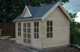 Gartenhaus aus Holz CLOCKHOUSE (34 mm), 4x3 m, 12 m² customer 2