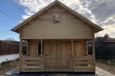 Kleines Holzhaus mit Schlafboden und Terrasse ALBI (44 mm), 20 m² + 8 m² customer 1