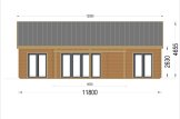 Holzhaus ADALINE S (44 mm), 45 m² specification 2