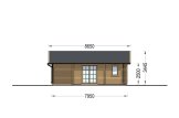 Holzhaus ADELE S (Isoliert, 44+44 mm), 60 m² specification 3
