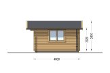 Gartenhaus aus Holz DREUX (34 mm), 4x4 m, 16 m² specification 5