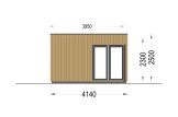 Gartenhaus aus Holz PREMIUM (34 mm + Holzverschalung), 5x4 m, 20 m² specification 3