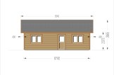 Holzhaus GRETA S (44 mm + Holzverschalung), 48 m² specification 2