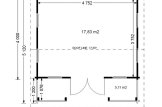 Gartenhaus aus Holz ROYAL S (44 mm), 5x5 m, 25 m² specification 1