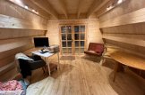 Gartenhaus aus Holz TIPI (44 mm), 4,5x7 m, 23 m² + 14 m² Schlafboden customer 3