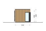 Gartenhaus aus Holz PREMIUM (34 mm + Holzverschalung), 5x3 m, 13 m² specification 5
