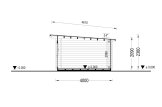 Gartenhaus aus Holz DREUX F (34 mm), 5x4 m, 18 m² specification 6