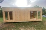 Kleines Holzhaus PREMIUM (Isoliert, 34 mm + Holzverschalung), 7,5x4 m, 30 m² customer 3
