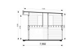 Holzhaus KAYA 4 (44 mm + Holzverschalung), 64 m² specification 7
