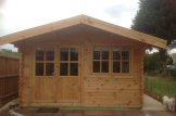 Gartenhaus aus Holz LILLE (Isoliert, 34+34 mm), 4x5 m, 20 m² customer 3