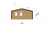 Holzhaus ANGELA S (Isoliert, 44 mm + Holzverschalung), 50 m² specification 3