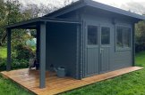 Gartenhaus aus Holz LILLE F (34 mm), 4x3 m, 12 m² customer 1