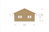 Holzhaus GRETA S (44 mm + Holzverschalung), 48 m² specification 5