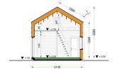 Holzhaus SARA (Isoliert - RClass, 34 mm + Holzverschalung), 20 m² specification 7