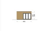 Kleines Holzhaus PREMIUM (Extra Isoliert, 34 mm + Holzverschalung), 6,5x4,5 m, 30 m² specification 5