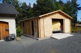 Holzgarage CLASSIC (44 mm), 6x6 m, 36 m² customer 1