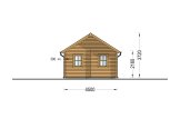 Kleines Holzhaus SCOOT S (34+34 mm), 27 m² + 10 m² Schlafboden specification 5