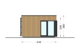 Gartenhaus aus Holz PREMIUM (34 mm + Holzverschalung), 5x4 m, 18 m² specification 5