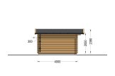 Gartenhaus aus Holz PETER (34 mm), 3x4 m, 12 m² specification 3