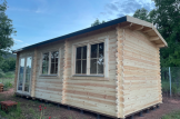 Gartenhaus aus Holz ELEONORA (44 mm), 6,6x3 m, 20 m² customer 1