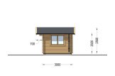 Gartenhaus aus Holz WISSOUS (34 mm), 5x3 m, 15 m² specification 5