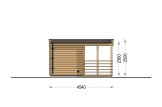 Gartensauna FREJA (44 mm), 4.5x2.5 m, 4.85 m² specification 4