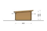 Gartenhaus aus Holz DREUX F (34 mm), 5x4 m, 18 m² specification 3