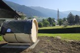 Fasssauna HELGA 48 mit Vorraum (46 mm), 4,8 m, ⌀ 1,97 m customer 1