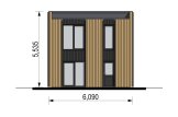 Holzhaus KAYA 4L (44 mm + Holzverschalung), 50 m² specification 5