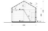 Kleines Holzhaus SARA (34 mm + Holzverschalung), 20 m² specification 7