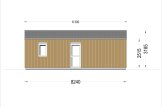 Holzhaus ANGELA S (Isoliert, 44 mm + Holzverschalung), 50 m² specification 2