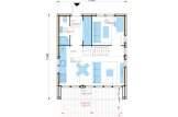 Holzhaus KAYA 4 (Isoliert, 44 mm + Holzverschalung), 64 m² specification 1