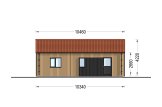 Holzhaus SELENE (Isoliert - RClass, 66 mm + Holzverschalung), 53 m² specification 4