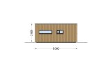 Holzhaus LUCIA 1 (Isoliert, 44 mm + Holzverschalung), 40 m² specification 5