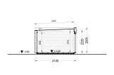 Gartenhaus aus Holz PREMIUM (34 mm + Holzverschalung), 7x4 m, 25 m² specification 6
