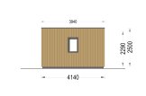 Gartenhaus aus Holz PREMIUM (Extra Isoliert, 34 mm + Holzverschalung), 6x4 m, 24 m² specification 5