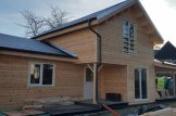 Holzhaus HOLLAND (Isoliert, 44+44 mm), 113 m² + 13 m² Terrasse customer 1