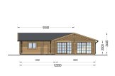 Holzhaus ADELE S (Isoliert, 44+44 mm), 60 m² specification 4