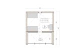 Holzhaus SARA S (44 mm + Holzverschalung), 27 m² specification 2