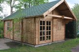 Kleines Holzhaus SCOOT (44 mm), 27 m² + 10 m² Schlafboden customer 1