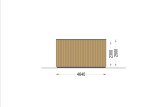 Kleines Holzhaus PREMIUM (Isoliert, 34 mm + Holzverschalung), 6,5x4,5 m, 30 m² specification 3