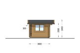 Gartenhaus aus Holz RENNES (34 mm), 4x3 m, 12 m² specification 3