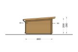Gartenhaus aus Holz ESSEX S (44 mm), 5x4 m, 20 m² specification 3