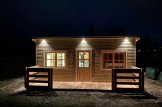 Kleines Holzhaus ALTURA (Isoliert, 44+44 mm), 31 m² + 8 m² Terrasse customer 2