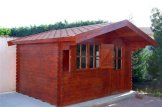 Gartenhaus aus Holz DREUX (66 mm), 4x4 m, 16 m² customer 1