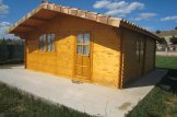 Gartenhaus aus Holz DREUX (66 mm), 4x4 m, 16 m² customer 3