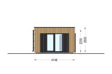 Gartenhaus aus Holz PREMIUM (34 mm + Holzverschalung), 7x4 m, 25 m² specification 5