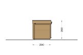 Gartensauna FREJA (44 mm), 4.5x2.5 m, 4.85 m² specification 5