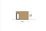 Kleines Holzhaus PREMIUM (34 mm + Holzverschalung), 7,5x4 m, 30 m² specification 3