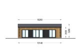 Holzhaus SELENE (Isoliert, 44 mm + Holzverschalung), 54 m² specification 2